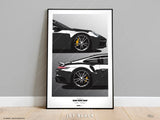 Porsche 911 992 Print | Original Wall Art Poster | Mid-Century Modern