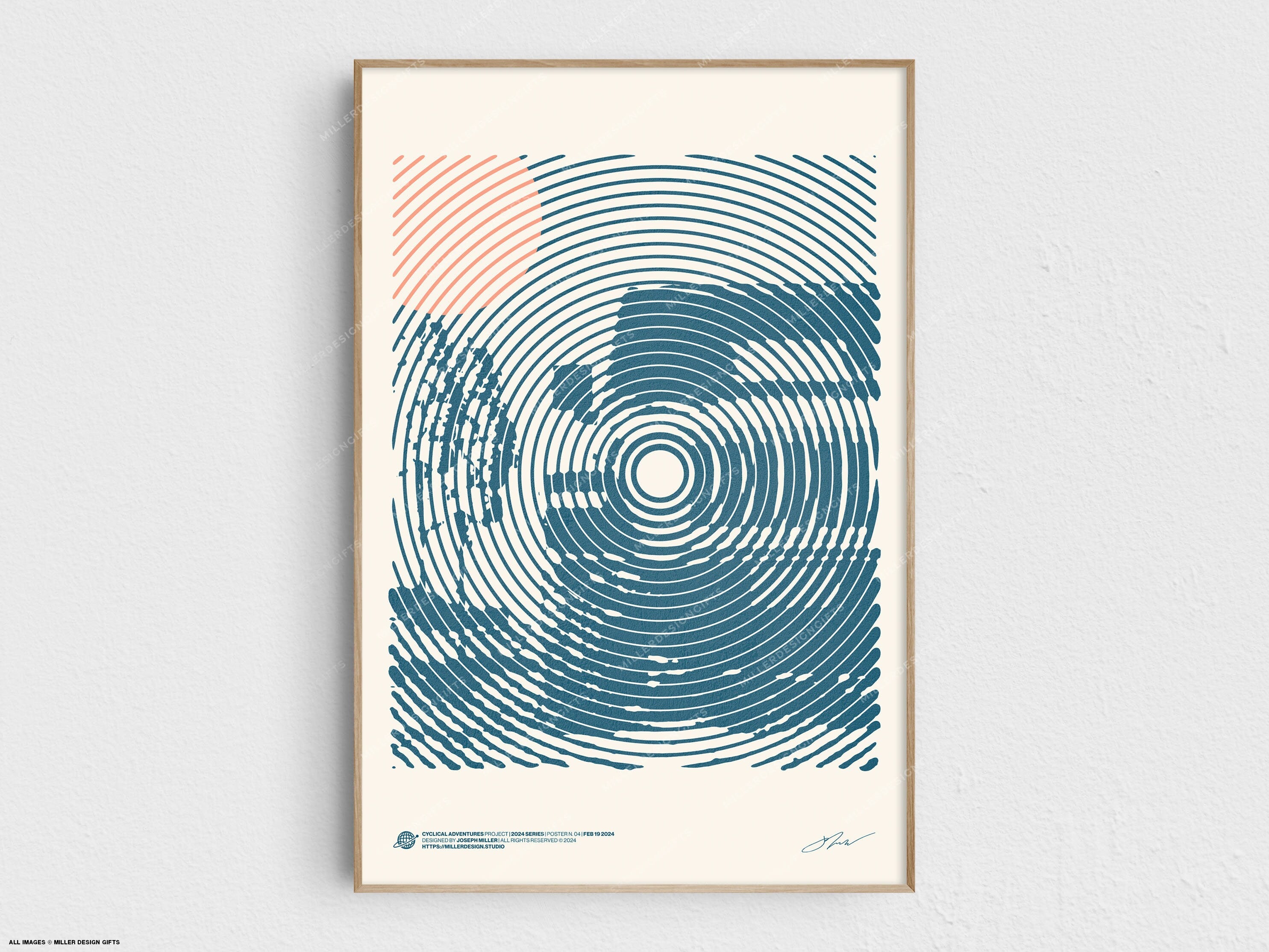 Jeep Wrangler Print | Original Wall Art Poster | Mid-Century Modern Decor