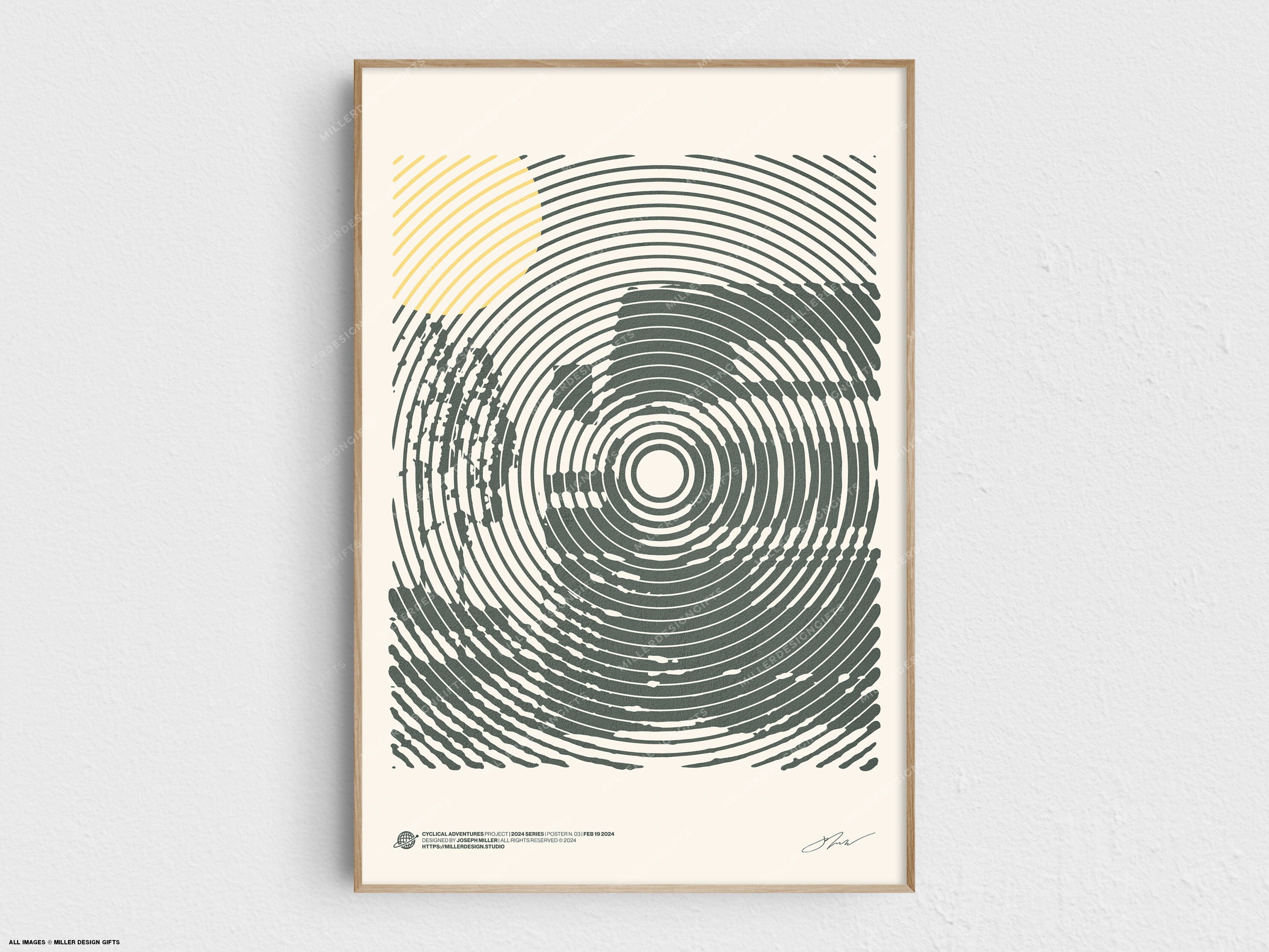 Jeep Wrangler Print | Original Wall Art Poster | Mid-Century Modern Decor