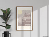 Toyota FJ Cruiser Print | Original Wall Art Poster | Mid-Century Modern Decor