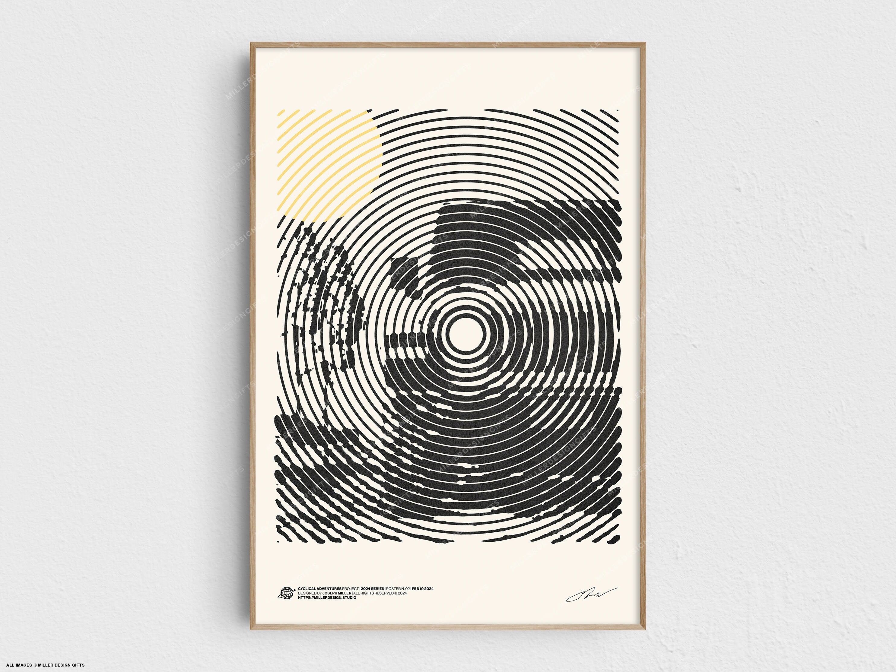 Jeep Wrangler Print | Original Wall Art Poster | Mid-Century Modern Decor